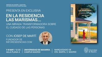 Josep de Martí presenta en exclusiva ‘En la residencia Las Marismas...’, una selección de casos prácticos que podrían ocurrir en el centro “en el que, por cierto, eres directora”