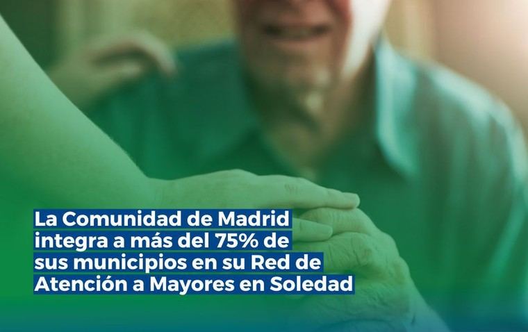 Madrid integra más del 75% de sus municipios en la atención a mayores solos