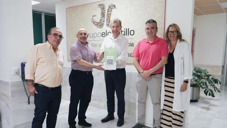 El Centro Sociosanitario La Morenica recibe el certificado de Inforesidencias de residencia 100% Transparente y Comparable.