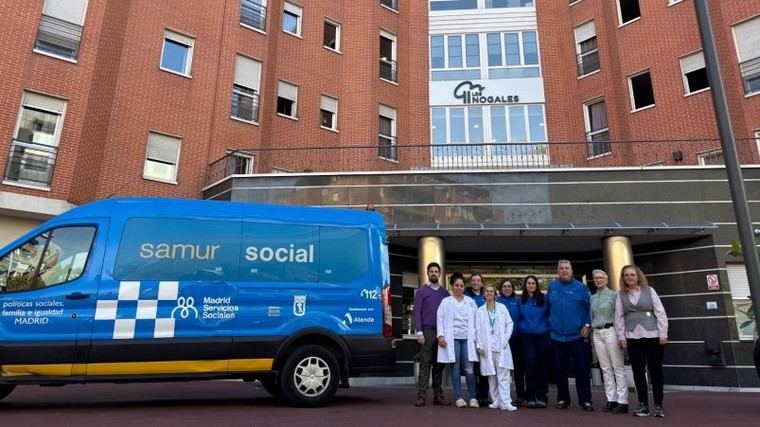 Grupo Los Nogales y el Ayuntamiento de Madrid colaboran en un simulacro de inundación para mejorar la protección de las personas mayores.