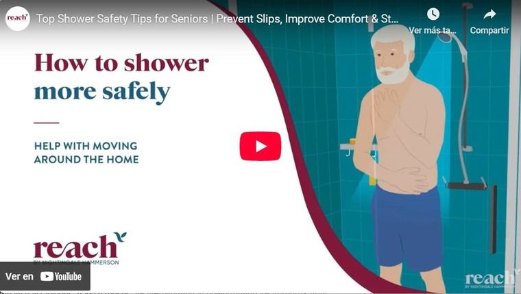 Cómo evitar caídas en la ducha.