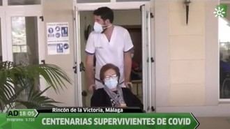 Dos residentes centenarias de ORPEA Málaga cuentan su historia de superación al programa Andalucía Directo