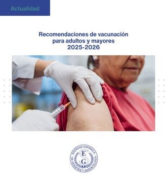 La SEGG actualiza las recomendaciones de vacunación para personas mayores para el periodo 2025/2026
