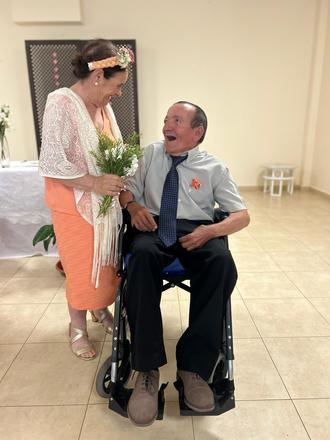 Boda de Pepe y Pepa en Seniors Tarifa.