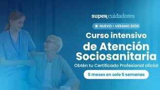 Supercuidadores concentra en cinco semanas la formación para obtener el Certificado de Atención Sociosanitaria