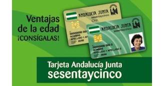 La Tarjeta Andalucía Junta sesentaycinco ahorra a los mayores cerca de 30 millones de euros en 2016