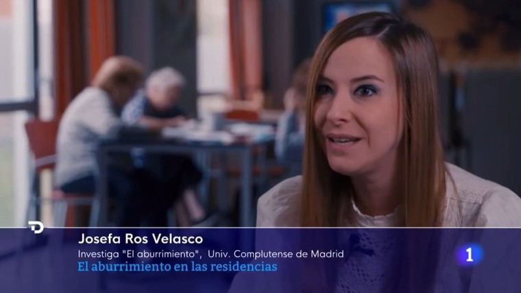Reportaje en TVE sobre el aburrimiento en las residencias.