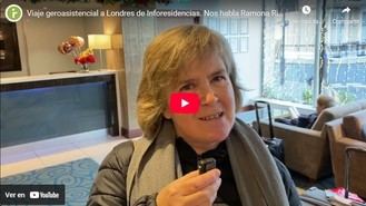 La profesora de la Universitat de Lleida Ramona Ribes nos habla sobre su experiencia en el viaje geroasistencial de Inforesidencias a Londres.