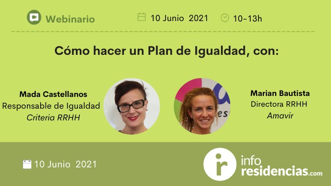 Webinario sobre Planes de Igualdad para residencias.
